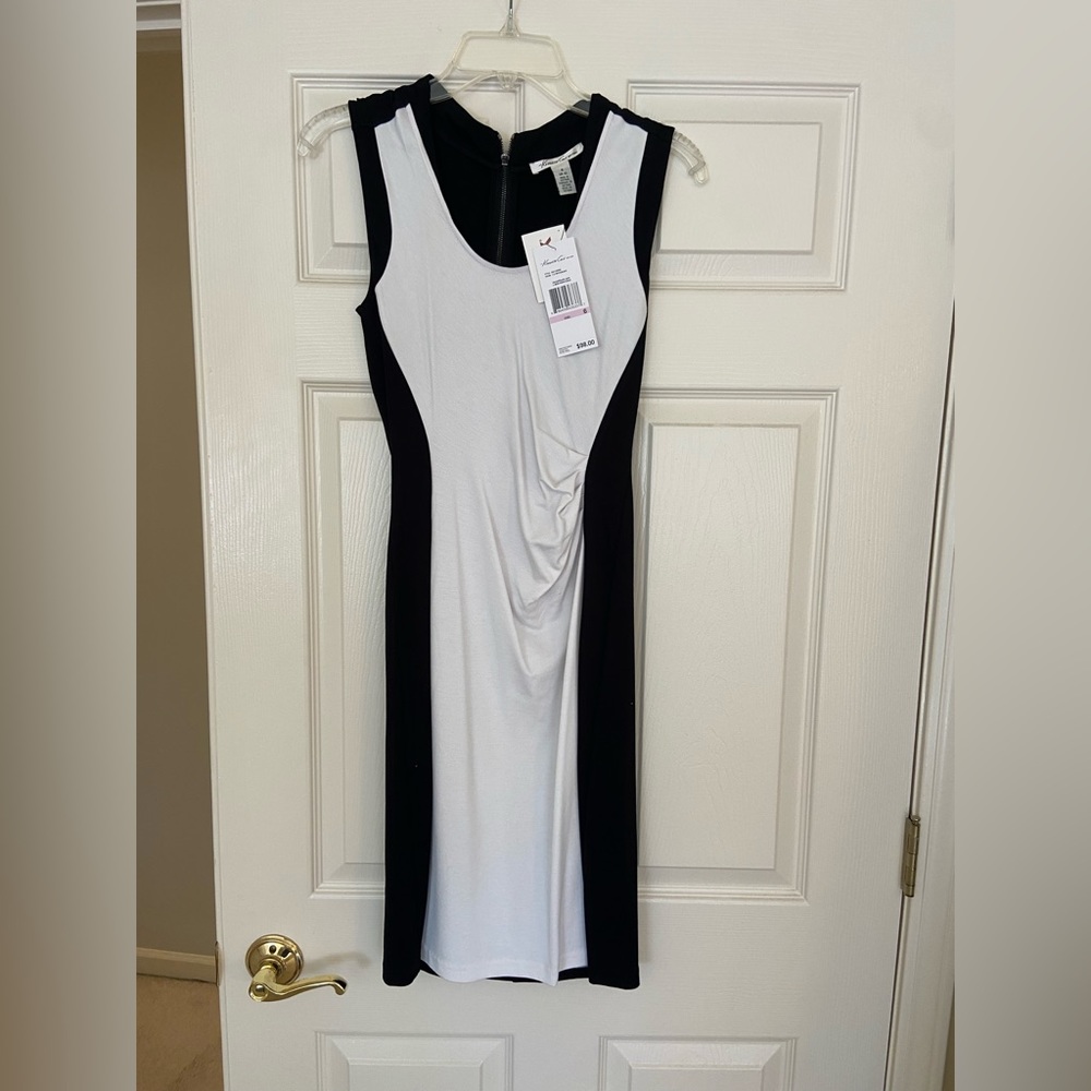 Kenneth Cole black and white dress. New with tags. NWT.